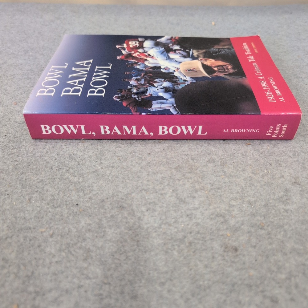 Bowl Bama Bowl Al Browning Signed 5th Ed Alabama Crimson Tide Football History - Picture 2 of 6